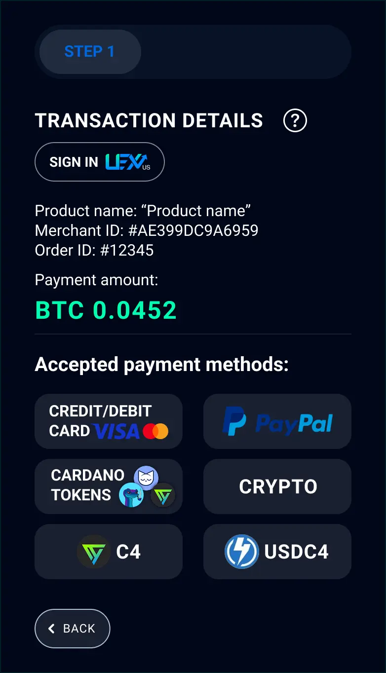 UEX.US | UEX Payments